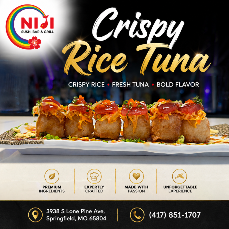 Crispy Sushi Rice at Niji Sushi Bar & Grill in Springfield, Missouri