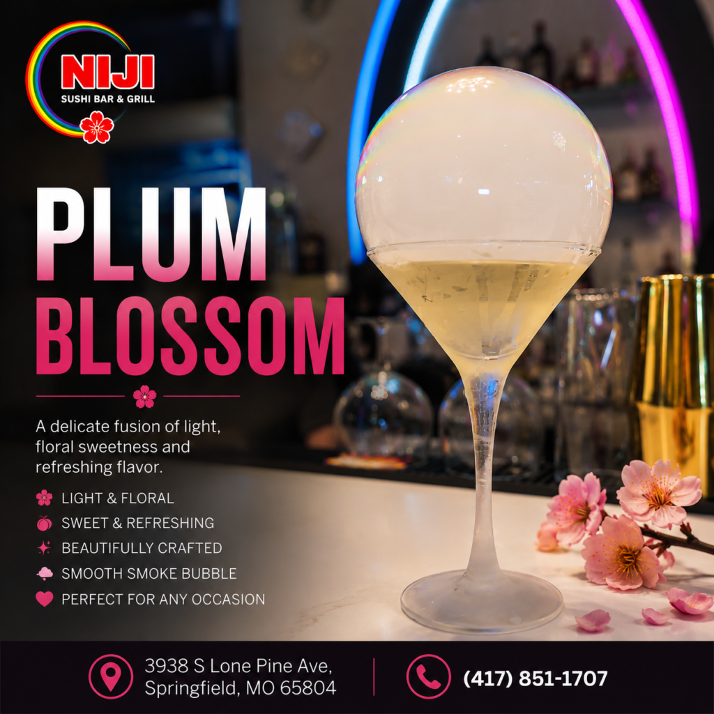 Plum Blossom at Niji Sushi Bar & Grill in Springfield, Missouri