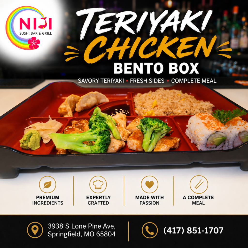 Teriyaki Chicken Box at Niji Sushi Bar & Grill in Springfield, Missouri