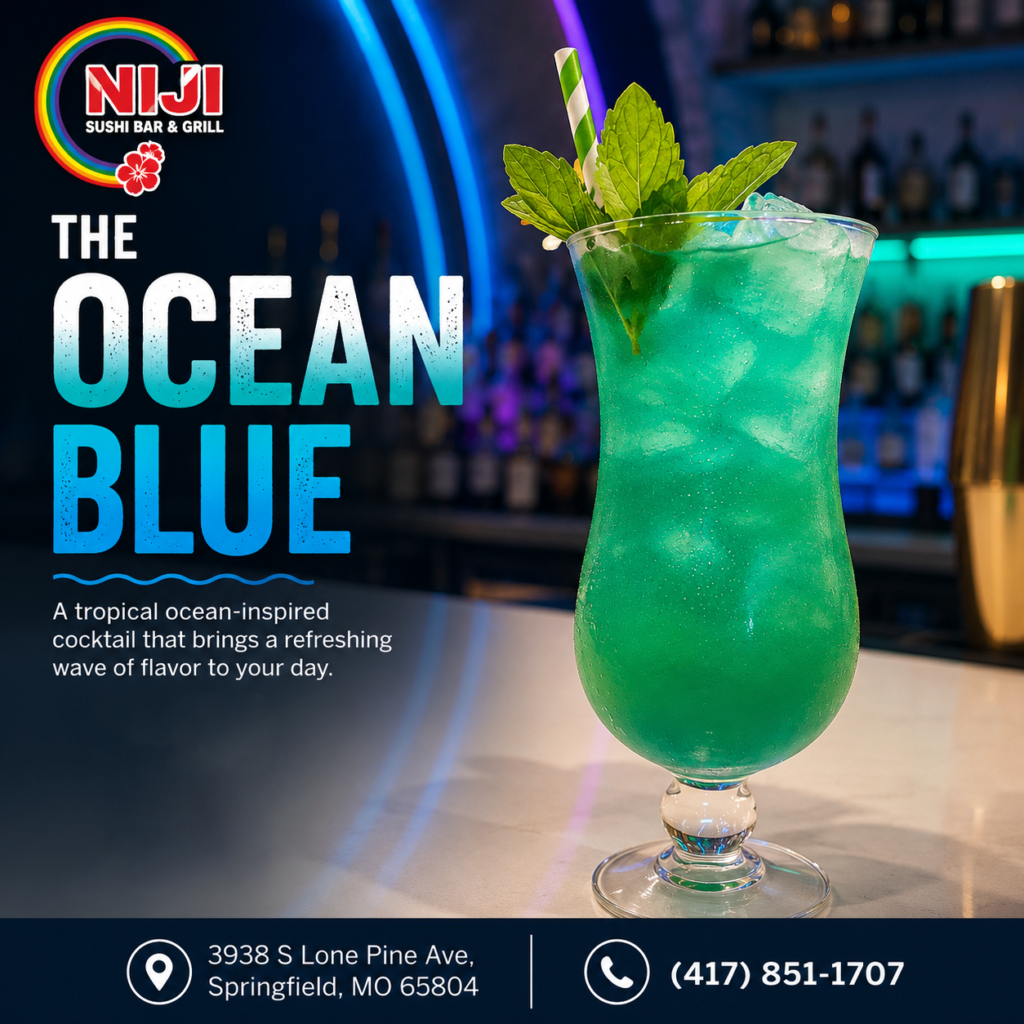The Ocean Blue at Niji Sushi Bar & Grill in Springfield, Missouri
