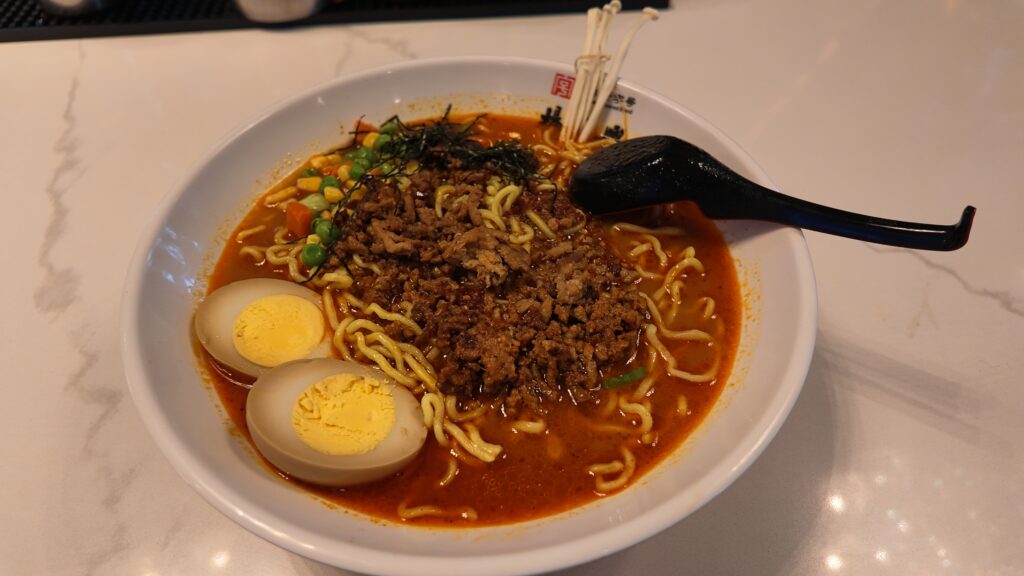Spicy Tan Tan Ramen at Niji Sushi Bar & Grill in Springfield, Missouri